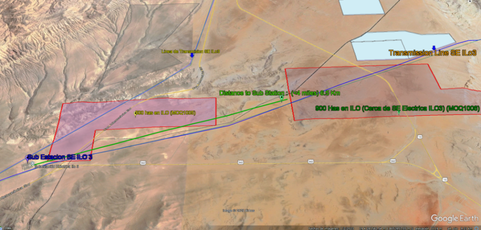Distance to Sub Station es less than 4 miles Distance to Sub Station es less than 4 miles